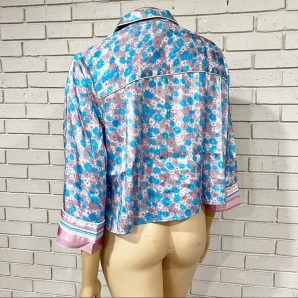Free‎ People Women's Pillow Talk Satin Short Pajamas - Size Large - Picture 8 of 12